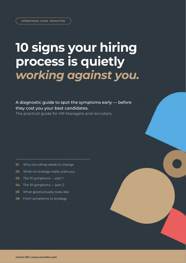 Cover of the guide — 10 symptoms of an ineffective selection process