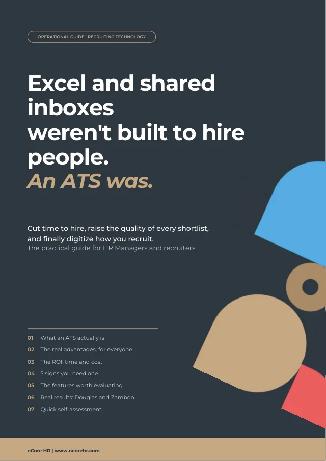 Cover of the guide — ATS: the key to hiring better