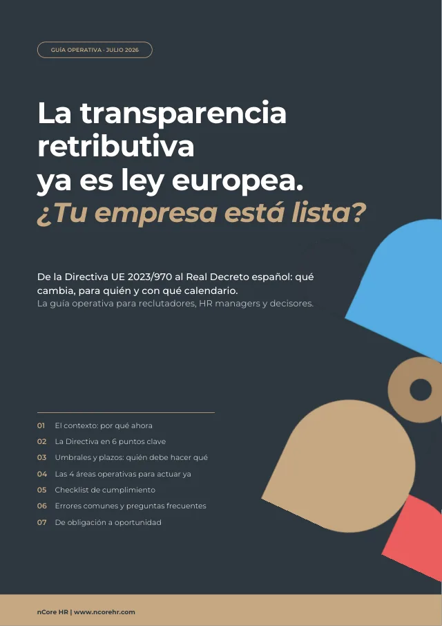 Portada de la guía — Guía de transparencia retributiva