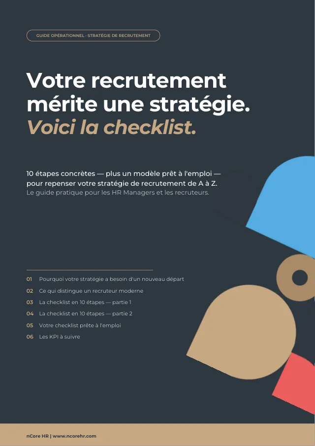 Couverture du guide — Checklist pratique pour repenser votre stratégie de recrutement