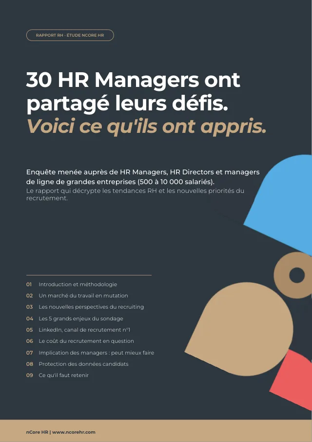 Couverture du guide — Rapport HR Manager