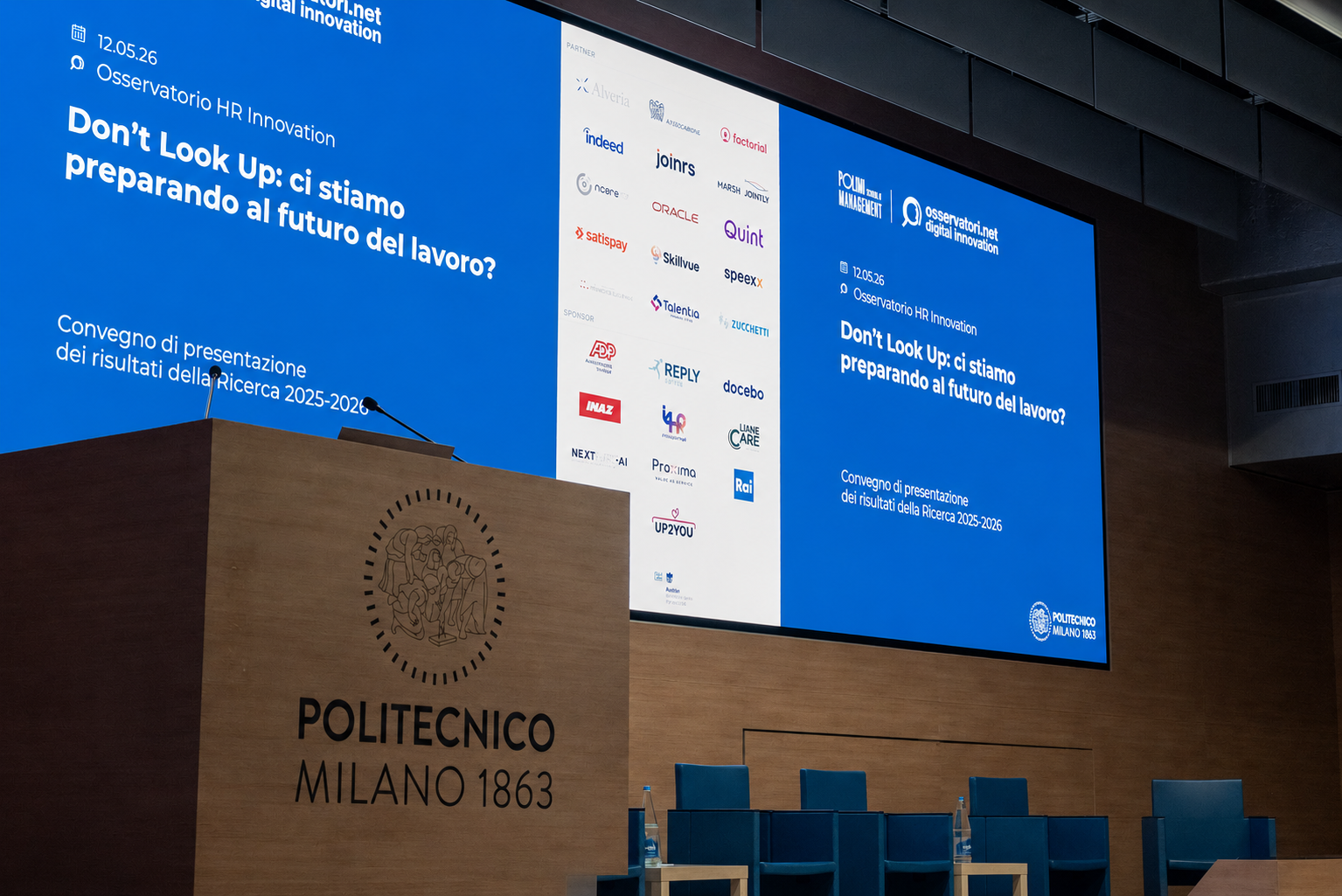 Convegno dell’Osservatorio HR Innovation 2026, Politecnico di Milano